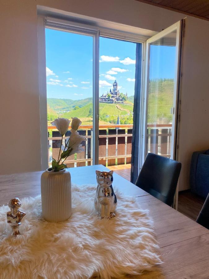 Burg Panorama Blick Moderne Zentrale Fewo 科赫姆 外观 照片